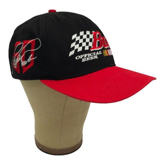 NASCAR 50th Anniversary Bud Official Beer Snapback Cap Trucker Baseball Hat - Picture 3 of 15